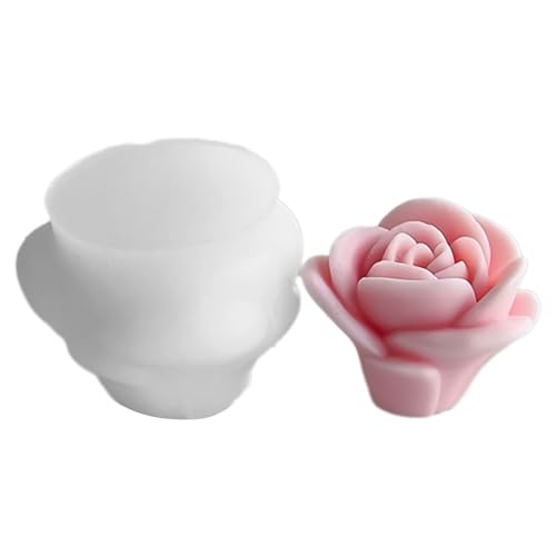 Roseblüte Duft Kerzenform Silikonform Handgefertigtes Wachs Ornament Form Epoxidharzformen Für Eigenheimdekoration Temperaturbeständige Form von LLINthy