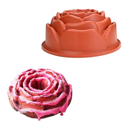 Rosenblumenform Mousses Kuchenform Schokolade Französisch Dessert Silikonform Nicht Stick Backware Gugelhupf Backpan Gugelhupf Pfanne Rosenblumenform Mousses Kuchenform Schokolade Französisch Dessert Silikonform Nicht Stick Backware Gugelhupf Backpan Gugelhupf Pfanne von LLINthy