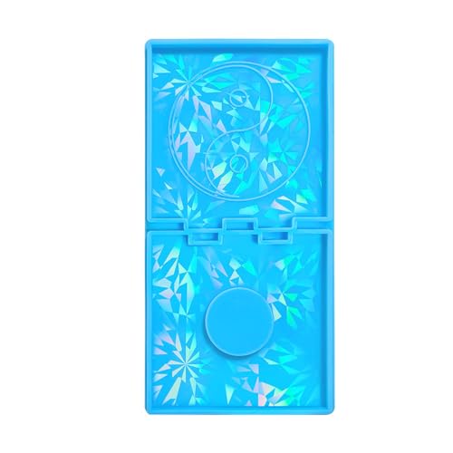 Runde Spiegel Kerzenhalter Harzform Formen Tablett Silikonformen Für Harz Epoxidgussform Für Candlestick Schmuck Leuchtton Schattenkerzenhalter Formen Für Harzguss von LLINthy