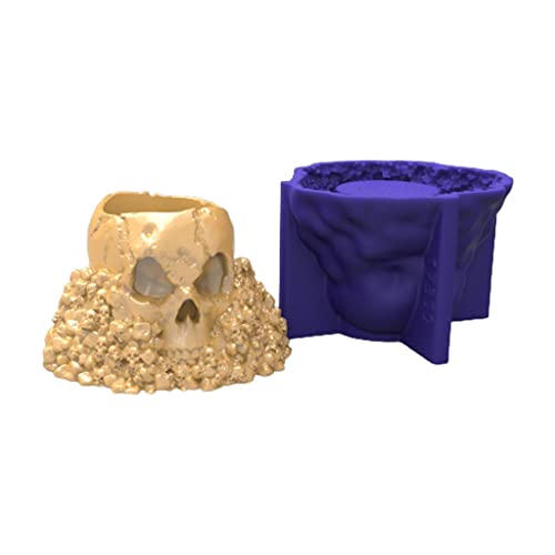 Schädelform Stifthalter Blüten Topf Silikonform Epoxidharzform Dekoration Herstellen Werkzeug Zum Herstellen Von Handwerksbedarf Gips Schädelform Stifthalter Blüten Topf Silikonform Epoxidharzform Dekoration Herstellen Werkzeug Zum Herstellen Von Handwerksbedarf Gips von LLINthy