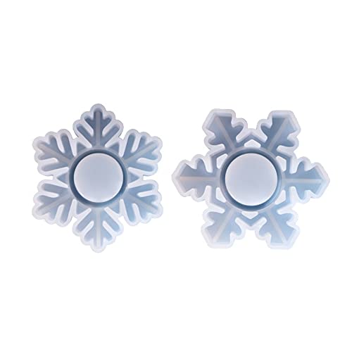 Schneeflockenharzform Kerzenhalter Formen Schneeflockenharzform Kerzenhalter Formen von LLINthy