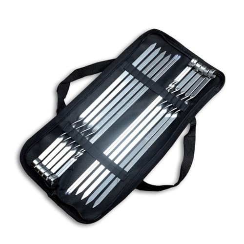 Set Von 12 Edelstahl Grillspieße Grillspieß Set Von 12 Edelstahl Grillspieße Grillspieß von LLINthy