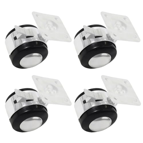 Set Von 4 Ruhigen Rollgummistern Mit Stiel Oder Tellermontage Für Hartholz Und Fliesenböden Stabile Möbelbewegung Industrieschneiderräder Set Von 4 Ruhigen Rollgummistern Mit Stiel Oder Tellermontage Für Hartholz Und Fliesenböden Stabile Möbelbewegung Industrieschneiderräder von LLINthy
