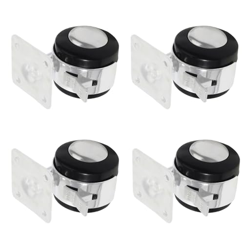 Set Von 4 Ruhigen Rollgummistern Mit Stiel Oder Tellermontage Für Hartholz Und Fliesenböden Stabile Möbelbewegung Industrieschneiderräder Set Von 4 Ruhigen Rollgummistern Mit Stiel Oder Tellermontage Für Hartholz Und Fliesenböden Stabile Möbelbewegung Industrieschneiderräder von LLINthy