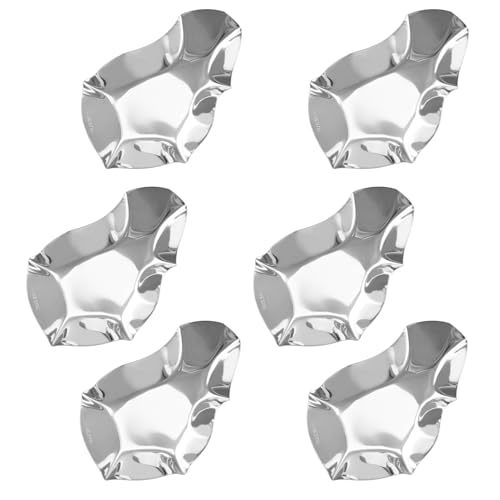 Set Von 6 Fashion 304 Stahlstahlschalen Grill Accessoire Zum Servieren Von Austern Und Anderen Meeresfrüchten Bei Spezialanlässen Meeresfrüchte Servierenschale von LLINthy