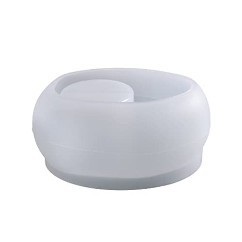 Silikonform Kristall Runde Kerzenhalter Epoxidharz Schimmel Kerzenform Handgefertigtes Handwerk Herstellen Hausdekoration Kerze Harzform Blütenstopf Silikonform Epoxidformen von LLINthy