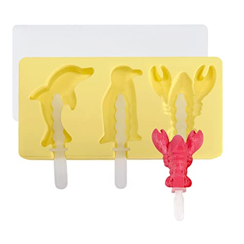 Snowmans Eiscreme Silikone Formen Schöne Haustier Serie Käse Käse Stickformen Stiel Formen Eiscreme Werkzeug von LLINthy