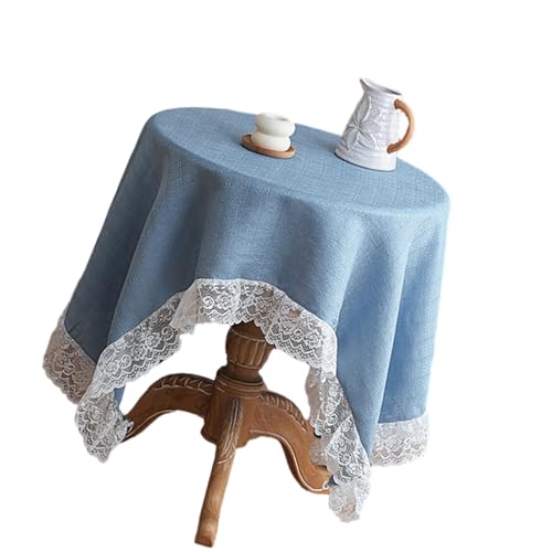 Spitzenschild Mit Polyester Tischdecke Atmungsaktiv Und Maschinenwaschbar Für Partys Home Decor Einfache Reinigung Von Spitzen Tischdecke von LLINthy