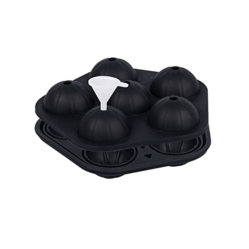 Sportkugeln Form Kugel Eisbällchen Hersteller Mit Funnel Wiederverwendbare Eiswürfel Silikonform Küche Silikon Eiswürfel Tabletts Eiswürfel Form Silikon Für Whisky Cocktails Lustige Formen Eismascher von LLINthy