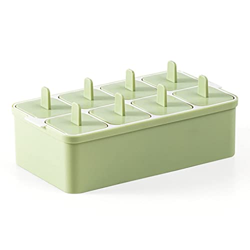 Square 8-Grid Eiswürfel Tablett Küche Eiscontainer Für Gefrierschrank Separate Design Eisformen Eishalseisstangen Wassereisform Haushalt Küche Lagervorrat Eiswürfel Tablett von LLINthy