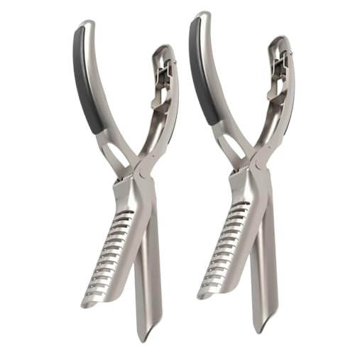 Stahlrippen Trimmgadget Mit Gewölbter Klemme Und Nicht Gleitrippen Rippen Membran Klemmwerkzeug Für Grillfleischvorbereitung BBQ RIB Vorbereitung Klemm Werkzeug Stahlrippen Trimmgadget Mit Gewölbter Klemme Und Nicht Gleitrippen Rippen Membran Klemmwerkzeug Für Grillfleischvorbereitung BBQ RIB Vorbereitung Klemm Werkzeug von LLINthy