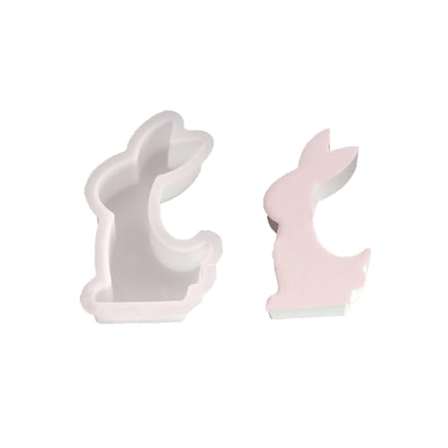 Süße Kaninchen Silikonform Wachs Kerze Formen Aromatherapie Gussform Handgefertigte Tierische Harzformen Desktop Ornamente Für Harz Und Kristallmaterialien Geeignet von LLINthy