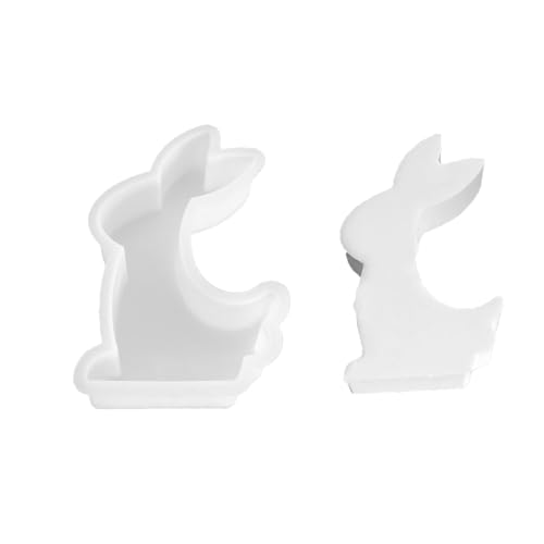 Süße Kaninchen Silikonform Wachs Kerze Formen Aromatherapie Gussform Handgefertigte Tierische Harzformen Desktop Ornamente Für Harz Und Kristallmaterialien Geeignet von LLINthy
