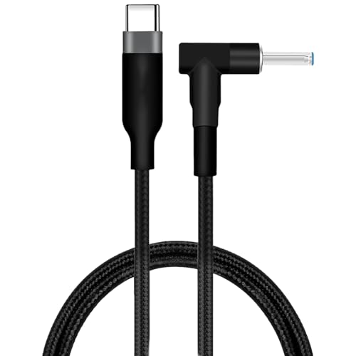USB C Laptop Ladedraht Für DC4.5X3 0 Mm Männlich 100W Fähig Schwarz Geflochten USB C Laptop Ladedraht Für DC4.5X3 0 Mm Männlich 100W Fähig Schwarz Geflochten von LLINthy