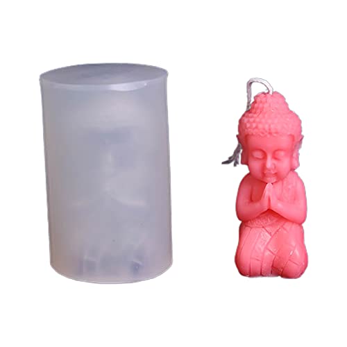 Vier Seiten Kerze Silikon Schimmel Maitreya Bodhisattva Zement Gipsform Ornament Schmuck Kerze Herstellung Werkzeug Kerzenformen Für Kerzenherstellung Silikon von LLINthy