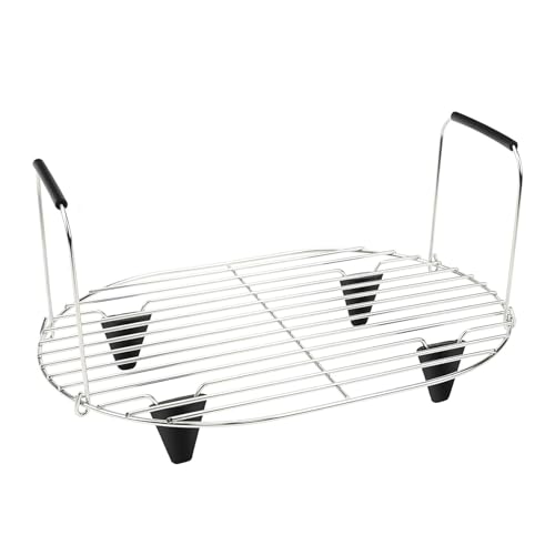 and Roast Rack Stainless Steel Grilling Stand Slow Cooker Steaming Rack Cooking Accessories for 8.5 Quart MC1000 von LLINthy