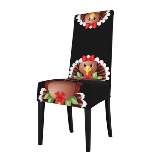 LLKGOT Die Stuhlhussen mit türkischen Motiven sind abnehmbar, super elastisch und waschbar, geeignet für Küchen von LLKGOT