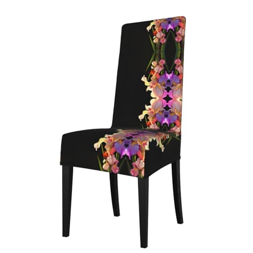LLKGOT Iris Flowers Restaurant-Stuhlhussen sind abnehmbar, super elastisch und waschbar, geeignet für Küchen LLKGOT Iris Flowers Restaurant-Stuhlhussen sind abnehmbar, super elastisch und waschbar, geeignet für Küchen von LLKGOT