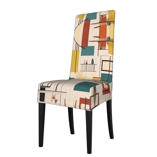 LLKGOT Moderne Restaurant-Stuhlhussen von Mid Century sind abnehmbar, super elastisch und waschbar, geeignet für Küchen LLKGOT Moderne Restaurant-Stuhlhussen von Mid Century sind abnehmbar, super elastisch und waschbar, geeignet für Küchen von LLKGOT