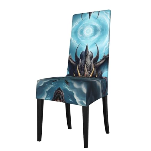 LLKGOT Restaurant-Stuhlhussen mit fliegendem Drachen-Motiv sind abnehmbar, super elastisch und waschbar, geeignet für Küchen LLKGOT Restaurant-Stuhlhussen mit fliegendem Drachen-Motiv sind abnehmbar, super elastisch und waschbar, geeignet für Küchen von LLKGOT