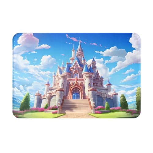 LLKGOT Rutschfeste Bodenmatte mit Schloss-Muster, für Innen- und Außenbereich, geeignet für Schlafzimmer und Badezimmer, 40,6 x 61 cm LLKGOT Rutschfeste Bodenmatte mit Schloss-Muster, für Innen- und Außenbereich, geeignet für Schlafzimmer und Badezimmer, 40,6 x 61 cm von LLKGOT