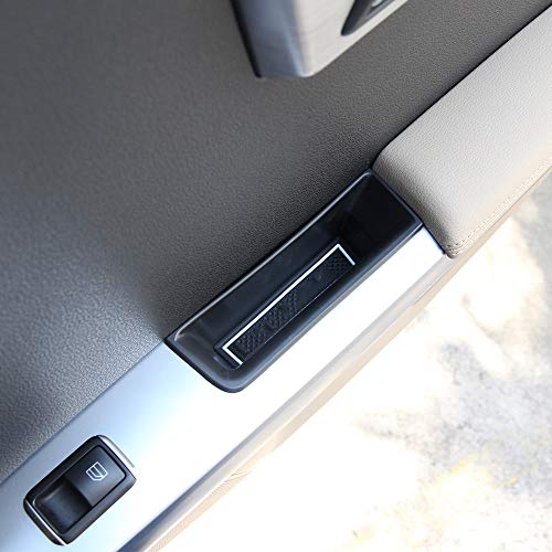 Aufbewahrungsbox für Autotür aus Kunststoff, Handschuh-Armlehne für Mercedes Benz GLK X204 200 260 300 Rear Door schwarz von LLKUANG