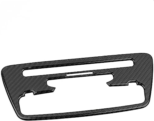LLL6zzzK Schalttafel Mittelkonsole Für Audi Q3 2012-2017 2018,Carbon/ABS Auto Aufkleber Dekorative Abdeckung Zierleiste Schalttafel Innenraum,B-CD Panel von LLL6zzzK