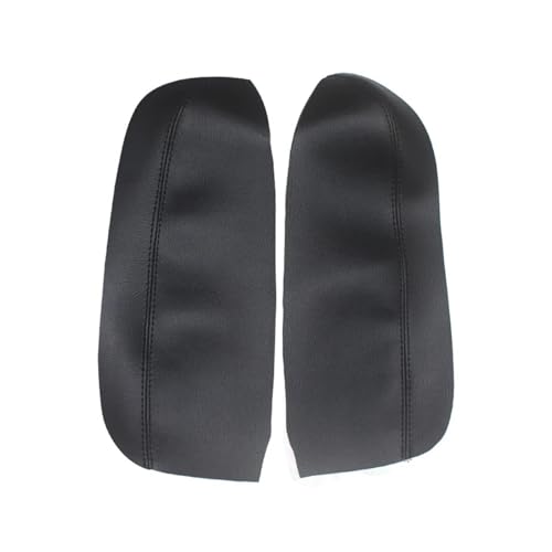 LLL6zzzK Türverkleidung Armlehnenbezug für Audi A1 Hatchback (8X1,8XK) 2010-2018,Mikrofaser-Leder-Auto-Innentürverkleidung Armlehnenabdeckung,A-Black-2pcs von LLL6zzzK
