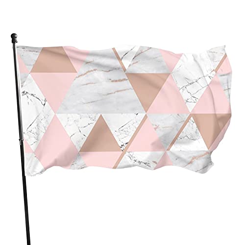 Flagge, 90 x 152 cm, rotgoldener grauer Marmor, lebendige Farben, Outdoor-Sport-Banner, lichtbeständiges Polyester, Hofflagge mit 2 Messingösen für drinnen und draußen Flagge, 90 x 152 cm, rotgoldener grauer Marmor, lebendige Farben, Outdoor-Sport-Banner, lichtbeständiges Polyester, Hofflagge mit 2 Messingösen für drinnen und draußen von LLLDHGCBSS