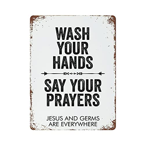 LLLDHGCBSS Metall-Blechschild "Wash Your Hands", Vintage-Blechposter, Metallschild, Wanddekoration, Landküche, Zuhause, Garage, Dekoration, 40,6 x 30,5 cm LLLDHGCBSS Metall-Blechschild "Wash Your Hands", Vintage-Blechposter, Metallschild, Wanddekoration, Landküche, Zuhause, Garage, Dekoration, 40,6 x 30,5 cm von LLLDHGCBSS