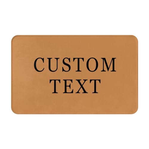 LLLGSH Fußmatte personalisiert - Fußmatte selbst gestalten - Mit Wunschname Ihrem Eigenen Text - rutschfeste Schmutzfangmatte Eingangstürmatte Fußabtreter Innen & Außen| Weihnachten| 60x40cm von LLLGSH