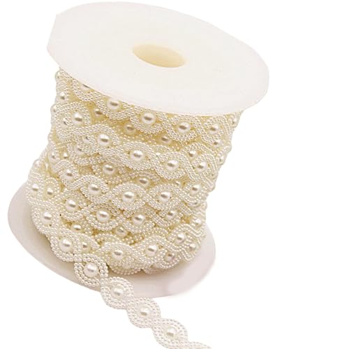 LLLmhuaa Künstliche Perlen, 9 m, in Form der 8, für Handarbeit, Schmuck und Hochzeitsdekorationsprojekte LLLmhuaa Künstliche Perlen, 9 m, in Form der 8, für Handarbeit, Schmuck und Hochzeitsdekorationsprojekte von LLLmhuaa