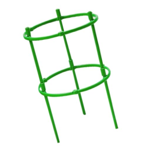 LLLmhuaa Pflanzkäfig Pfahl Turm Pflanze für Hochbeet Rund Käfige für Töpfe und Gärten Grün von LLLmhuaa