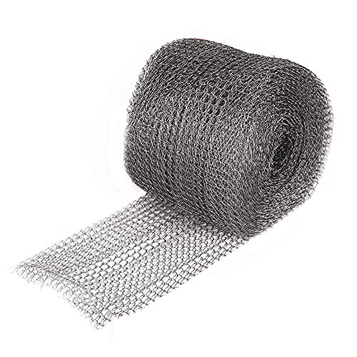 Drahtgeflecht Drahtgitter Edelstahl-Netz, 10 cm x 15 m Blocker für Loch Lochfüller Bauen von Löchern, Schützen von Setzlingen und,Samen,Grill sauber reinigen von LLMENGEN