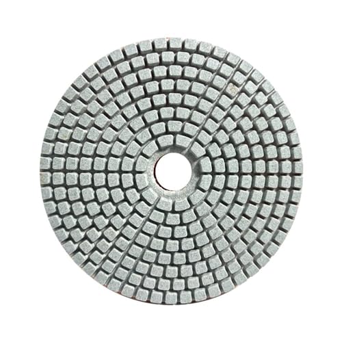 LLMWFA 5 Stück flexible Schleifscheibe 5 Zoll, Trocken-/Nass-Diamant-Polierpads, Schleifscheiben for Granit, Marmor, Beton, Stein(50) von LLMWFA