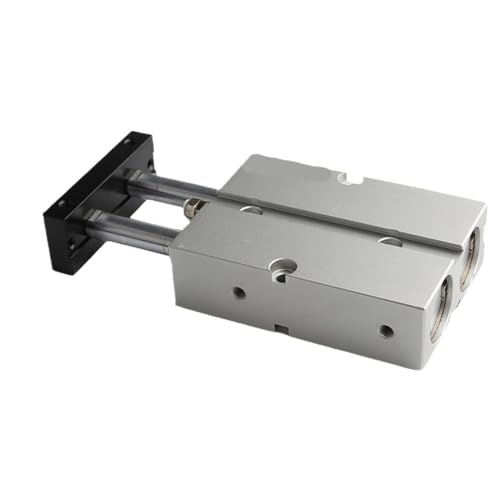 LLMWFA Luftzylinder, doppeltwirkend, TN-Typ, TN16/20/25 X-Hub 25/50/75 Doppelstangen-Pneumatikzylinder mit zwei Anschlüssen(20MM*32MM) von LLMWFA