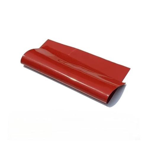 LLMWFA Rote/schwarze/weiße Neopren-Gummiplatte, 250 x mm Silikonfolie, Silikonkautschukmatte for Abdichten von Rohrleitungen mit einer Dicke 1/3/5(Red,1mm) von LLMWFA
