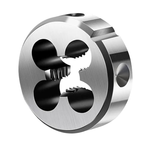 M1 M6 M8 M10 M12 Metrische Matrize for Rechtshänder, manuelle Maschinen- und Handwerkzeuge for Gewindeschneiden und Reparieren von Außengewinden, 1 Stück(M8x1.25) von LLMWFA