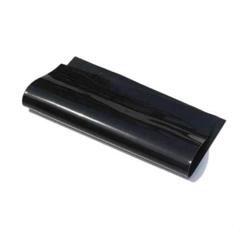 Silikonkautschukplatte 500 x 500 mm, leicht zu schneidende Silikonkautschukplatte, rot-schwarz-weiße flexible Silikonplatte 1–5 mm(Black,1mm) von LLMWFA