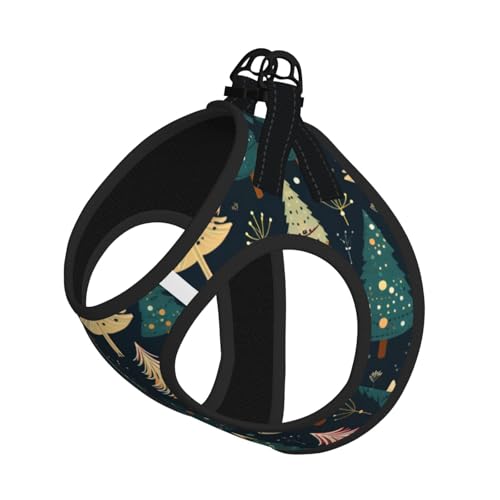 L Pet Leash Vest Dog Harness - Small Size Christmas Tree Print Leash Set with Buckle, Canine Companion Outdoor dog walking L Pet Leash Vest Dog Harness - Small Size Christmas Tree Print Leash Set with Buckle, Canine Companion Outdoor dog walking von LLOTPQ
