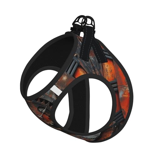 L Pet Leash Vest Dog Harness - Small Sized Clock Gear Print Leash Set with Buckle, Canine Companion Outdoor Dog Walking L Pet Leash Vest Dog Harness - Small Sized Clock Gear Print Leash Set with Buckle, Canine Companion Outdoor Dog Walking von LLOTPQ