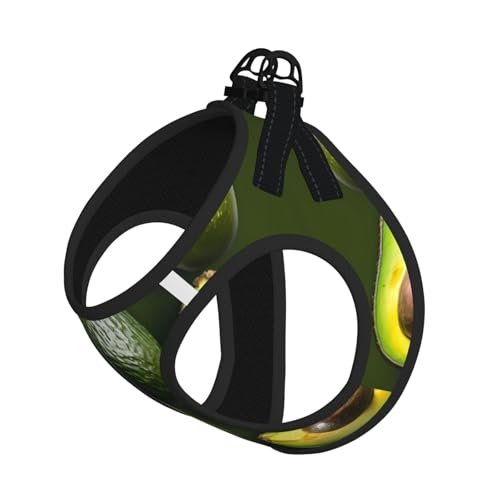 M Pet Leash Vest Dog Harness - Small Size Avocado Fruit Print Leash Set with Buckle, Canine Companion Outdoor dog walking M Pet Leash Vest Dog Harness - Small Size Avocado Fruit Print Leash Set with Buckle, Canine Companion Outdoor dog walking von LLOTPQ