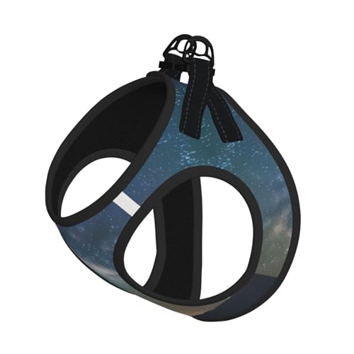 S Pet Leash Vest Dog Harness - Small Size Starry Night Sky Outer Space Print Leash Set with Buckle, Canine Companion Outdoor dog walking von LLOTPQ