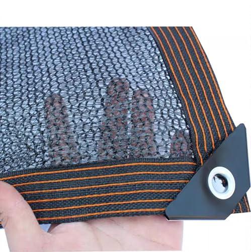 LLPEIJIE026 Garten Schattierungsnetz Schattiernetz,4-poliges Schattennetz,60% -70% UV-Beständiges,mit Ösen,für Garten/Pflanze/Gewächshaus/Scheune/Außen/Hof/Dach,anpassbare Größe (5x7m/16.4x23ft) von LLPEIJIE026