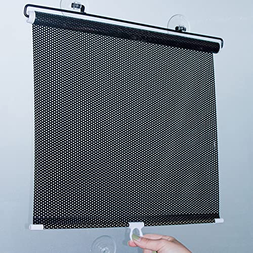 LLPEIJIE026 Verdunkelungsrollo,Fensterrollo Rollo mit Saugnäpfen,Dachfenster Sonnenschutz Verdunkelungsrollo,für Fenster Verdunkelungs Rollo Dachfensterrollo,ohne Bohren (40x60cm/15.7x23.6in) von LLPEIJIE026