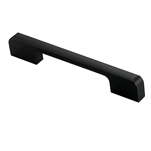 Schwarz Griffe Moderne Bogengriffe Schrankgriffe Möbelgriff Schubladengriff Stangengriff Küchegriffe Gebürstetem Aluminium,Kommodengriff Türgriff Hardware Profilgriff (Hole center:96mm) von LLPEIJIE026