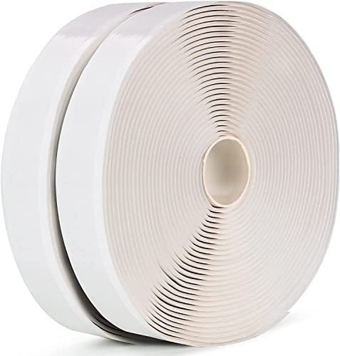 LLPT Butyl Klebeband | Dichtband selbstklebend | Wasserdichtes Klebeband | Reparatur-klebeband | Weiß | Ideal für RV-Fenster Bootsabdichtung und EPDM-Dächer (WST232) | 2er-Pack | 2,5cm x 10m von LLPT