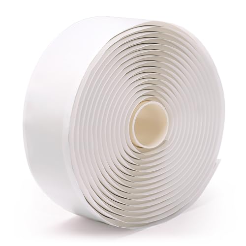 LLPT Butylband | Wasserdichte Abdichtung 5 mm Dicke | Für undichte EPDM RV-Reparaturen, Fensterverglasung, Bootsdichtungen, Dach- und Rohrreparaturen (WST5105) | Weiß | 51 mm x 5 m von LLPT