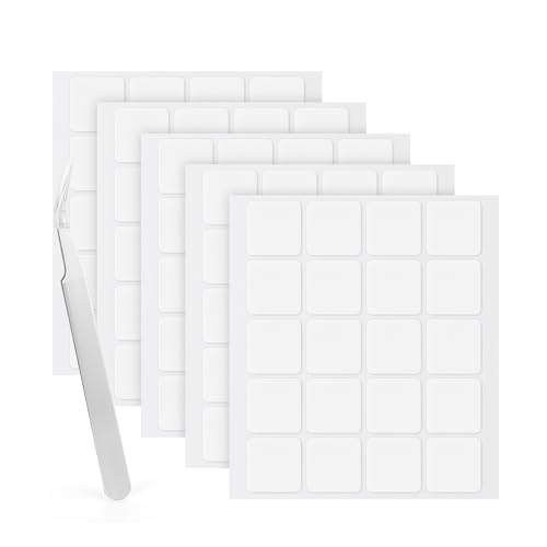 LLPT Doppelseitige Klebepunkte Transparente Quadrat | 100 Stück | 25MM | Entfernbare Nano-Aufkleber | Super Sticky Wasserfeste Keine Spuren | für DIY-Heimdekoration (NS25100) von LLPT
