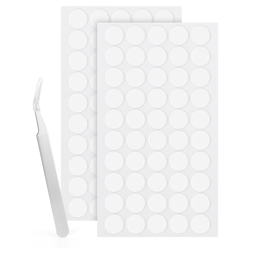LLPT Doppelseitige Klebepunkte Transparente Runde | 100 Stück | 20MM | Entfernbare Nano-Aufkleber | Super Sticky Wasserfeste Keine Spuren | für DIY-Heimdekoration (ND20100) von LLPT